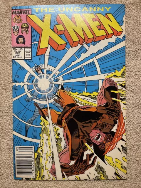 Uncanny X-men #221 1987 NEWSSTANDS