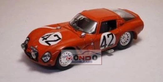Alfa Romeo TZ2 41 24 Heures du Mans 1965 Tecnomodel TM1865B - Miniatures Autos Motos