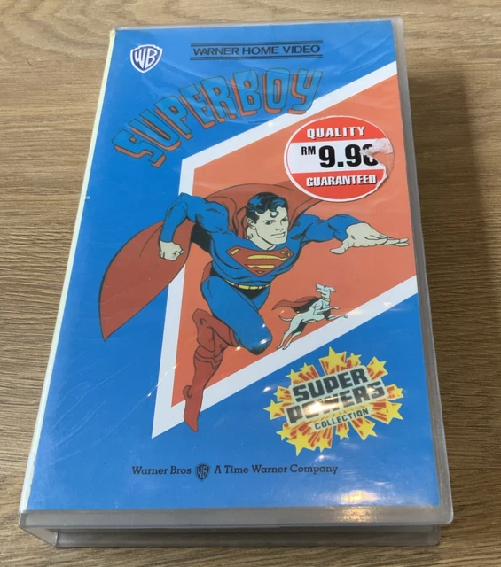 SUPERBOY VHS SUPER Powers collection RARE Malaysian Singapore PAL