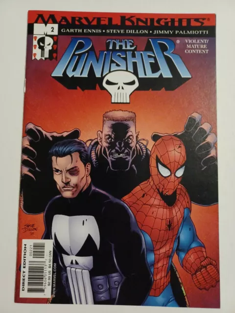 Punisher #2 Comic Book Garth Ennis Steve Dillon Preacher - Marvel Knights Pics!