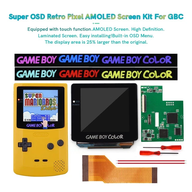 thumbnail image 2 of Hispeedido Laminated AMOLED Screen For Game Boy Color – Retro Pixel Display 2 of 3
