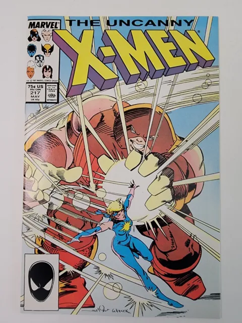 Uncanny X-Men 217 NM Juggernaut- Dazzler, Walter Simonson, Chris Claremont 1987
