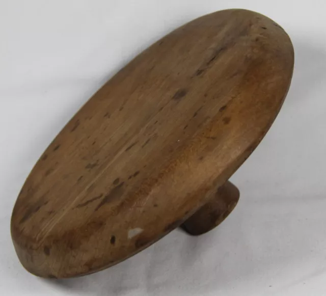 Lovely Antique Treen Sycamore Butter Worker