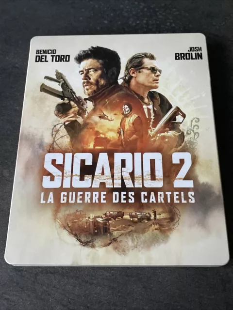 Sicario 2 La Guerre Des Cartels  Bluray Steelbook France Del Toro Brolin