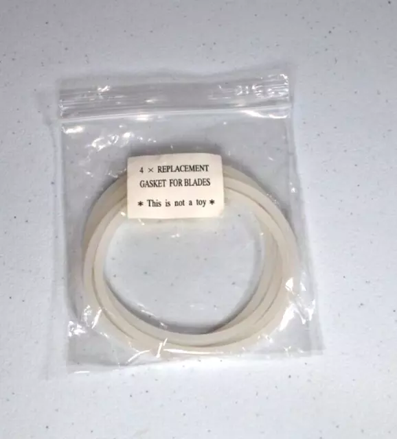 Magic Bullet Blender Food Processor Set of Four Replacement Gaskets