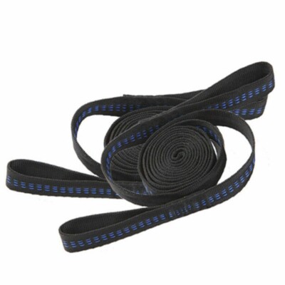 TecTake XXL Kit de Fixation Pour Hamac Sangle Suspendu Arbre Camping Set Cordage Nuovo 