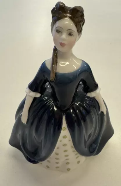 Vintage Royal Doulton Figurine "Debbie" HN 2385 HN2385 Girl, Lady Blue Dress