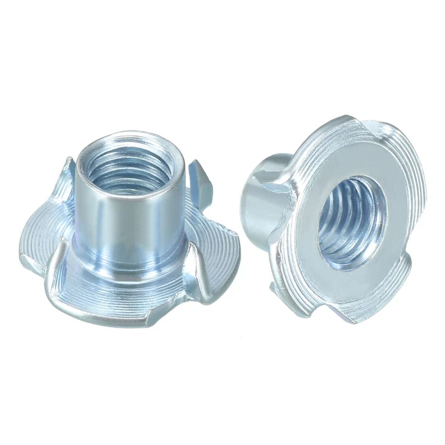 50Pcs M10 4 Volets écrou en t t-écrou pour Escalade support armoires bois