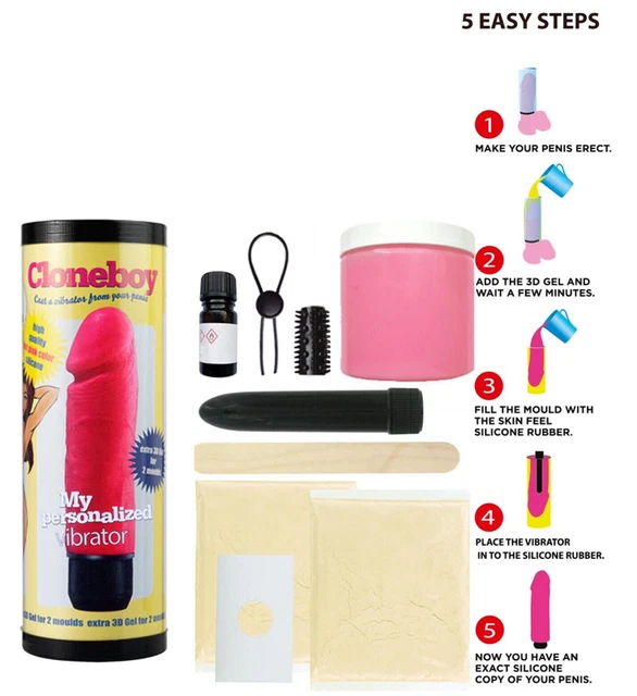 Kit CloneBoy para crear consolador vibrador realista anal vaginal