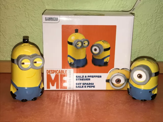 Minions Salz- und Pfefferstreuer in Keramik als Set - Joy Toy 90327 OVP (#2)