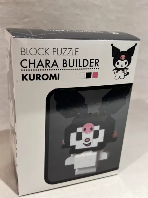 Block Puzzle Sanrio Kuromi Chara builder Authentic Size Similar To Lego