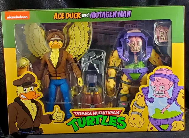 NECA Ace Duck and Mutagen Man Teenage Mutant Ninja Turtles  2 Pack TMNT 2022