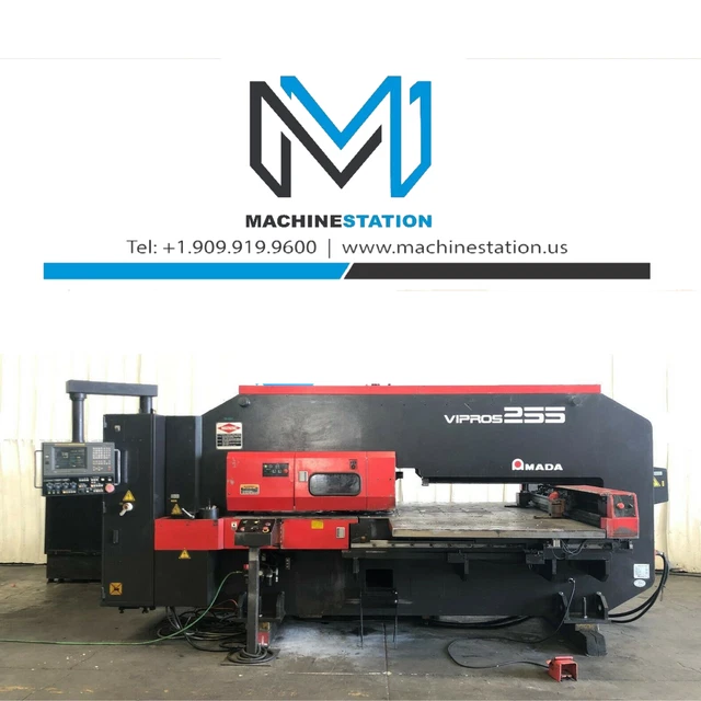 Amada Vipros 255 Cnc Turret Punch 20 Ton Press W/ Fanuc 18P - Amada Pega Vipros
