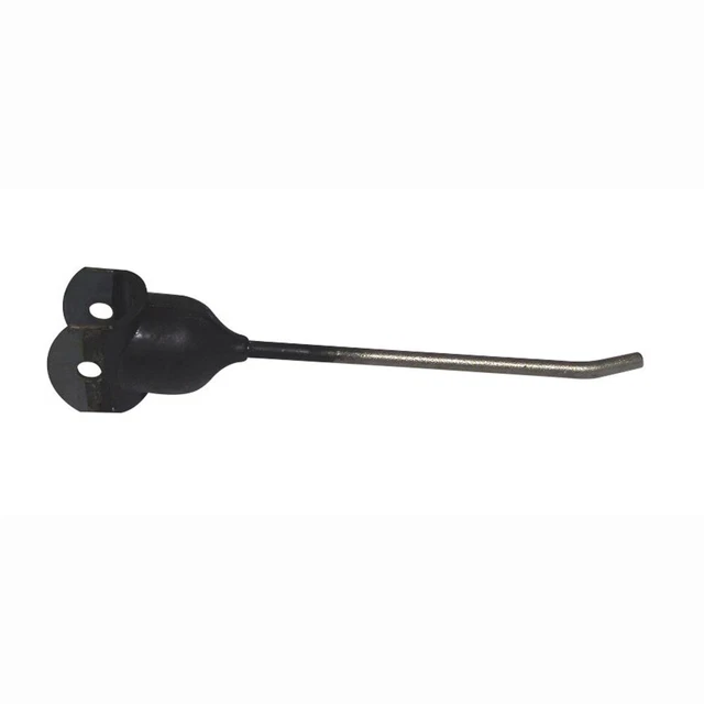 Rubber Mount Rake Tooth 6" Tine x 1.25" Yoke Opening x 5/16" Holes 300411 Farmer