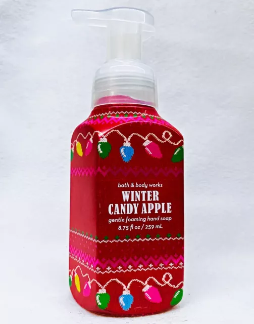 1 Bath & Body Works WINTER CANDY APPLE Gentle Foaming Hand Soap 8.75 oz