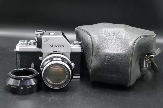 [Near Mint] Nikon F Photomic FTN 35mm SLR Film Camera w/Lens & Case.