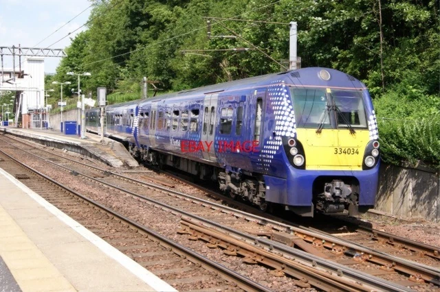 PHOTO CLASS 334 3-Car Emu No 334 034 View 2 Leaving Dalmuir For ...