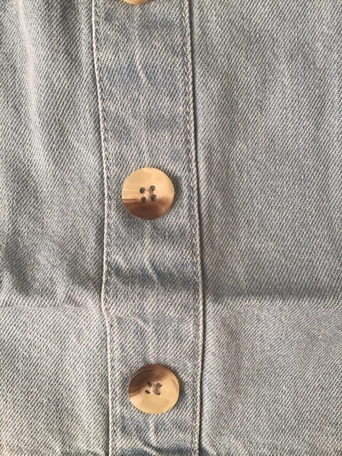 River island mini girls aged 2-3 years paperbag denim skirt outfit BNWT 8