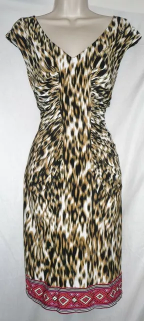 Sold out stunning Boston Proper Leopard Animal Print Dress size 2
