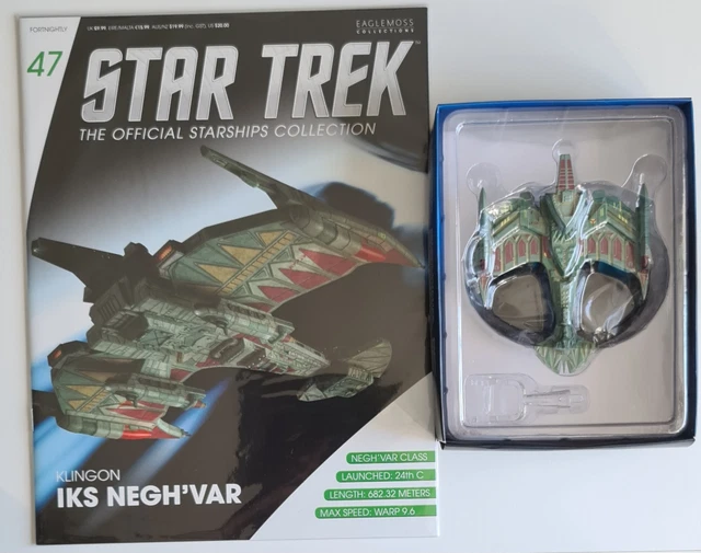 STAR TREK: OFFICIAL Starships Collection #47 - Klingon Iks Negh'Var ...