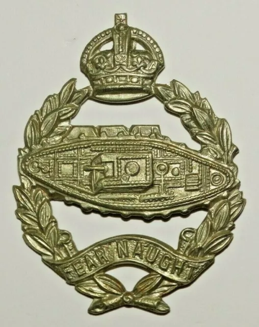 BRITISH MILITARY CAP BADGES, Royal Tank Regiment Cap Badge, Post 1938