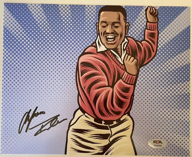 Alfonso Ribeiro Signed 8x10 Photo PSA/DNA COA Autographed Fresh Prince Carlton