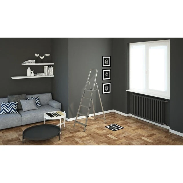 Scala STARK 5 Gradini In Acciao Alluminio Antiscivolo EN131 MADE IN ITALY 3