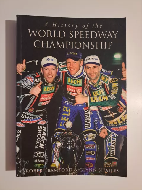 Speedway  Signed  Autograph Mike Patrick History Of The World Championship book