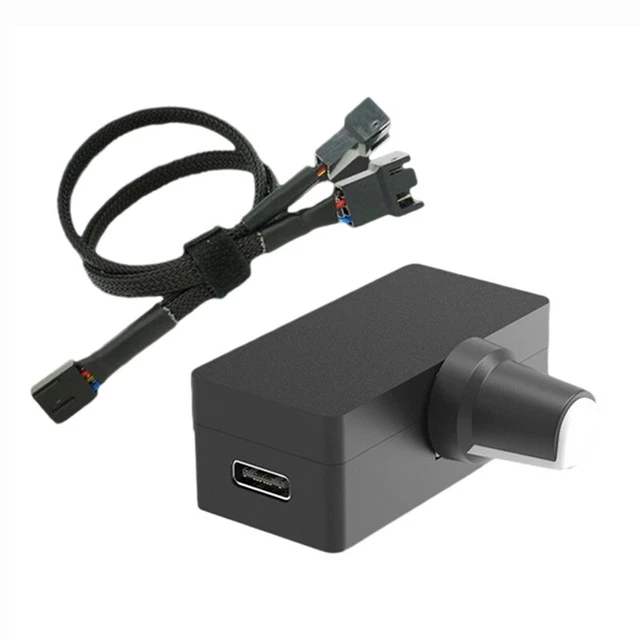 PWM SPEED CONTROLLER 4Pin PWM Fan Governor PWM Governor USB TYPE-C ...