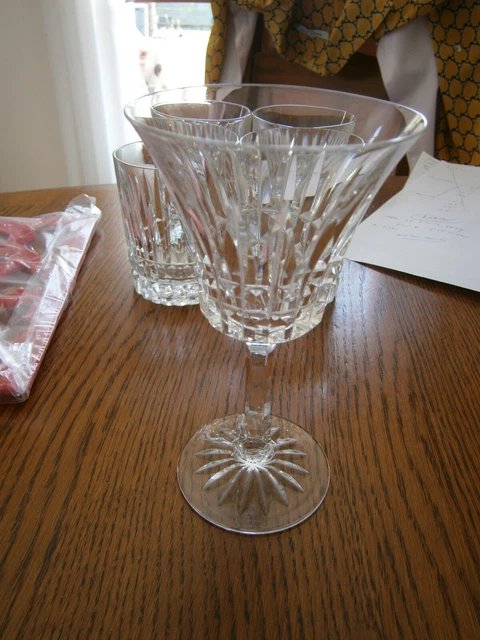 6 Verres à Pied Waterford Powerscourt En Cristal (Service à Dessert)