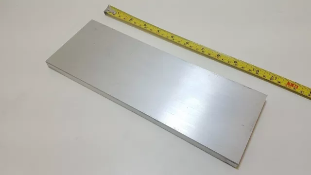 6061 Aluminum Flat Bar, 3/8" x 4" x 11" long, Solid Stock, Plate, Machining