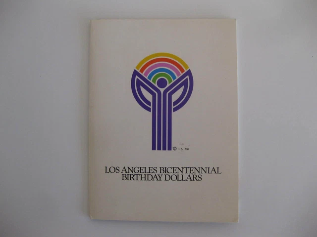 Los Angles Bicentennial Birthday Dollars Set Of 6 In Original Holder