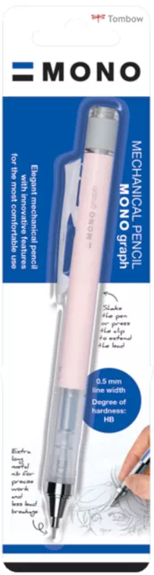 Tombow Druckbleistift "MONO graph" Pastell korallenrosa