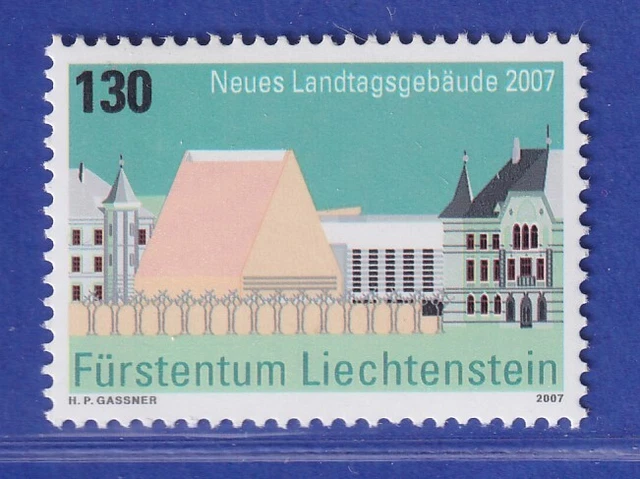 Liechtenstein 2007 Zeitgenössische Architektur Landtagsgebäude Mi.-Nr. 1469 **