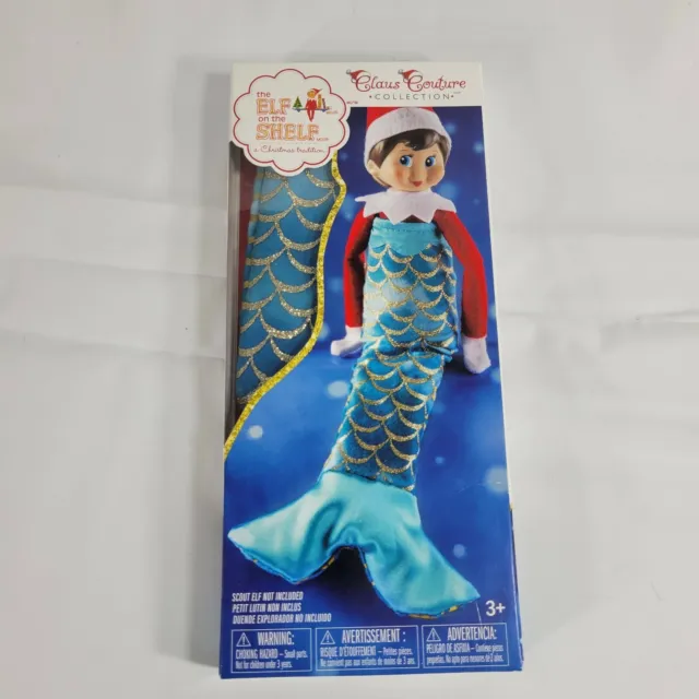 Elf On The Shelf Claus Couture Merry Merry Mermaid Tail Elf Outfit Age 3+