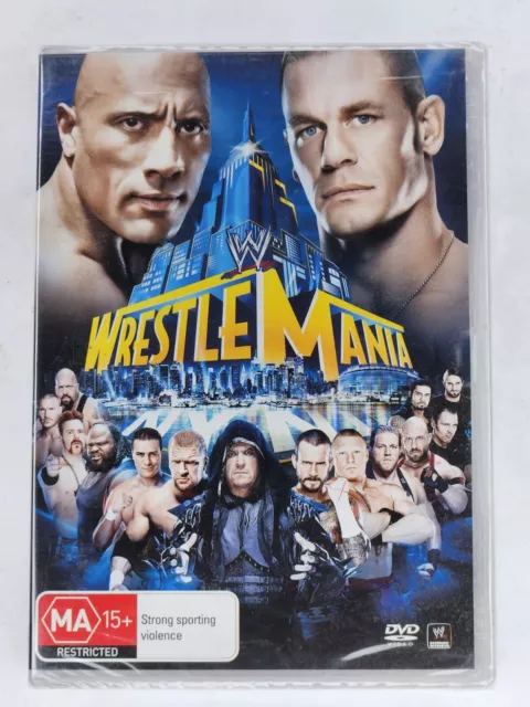 WWE Wrestle Mania - DVD Region 4 NTSC - Brand New - John Cena The Rock CM Punk