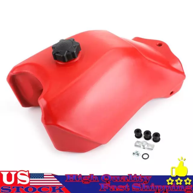 Plastic Gas Fuel Tank With Cap Fit Honda TRX300 TRX 300 Fourtrax 2WD 88-92