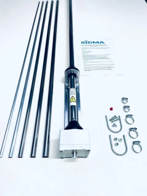 Sigma X-80 XP 1kW HF Verticale Antenna 80 A 6 Metri Con Resistente Alluminio