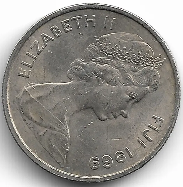 Fiji 5 Cents 1969 KM# 29