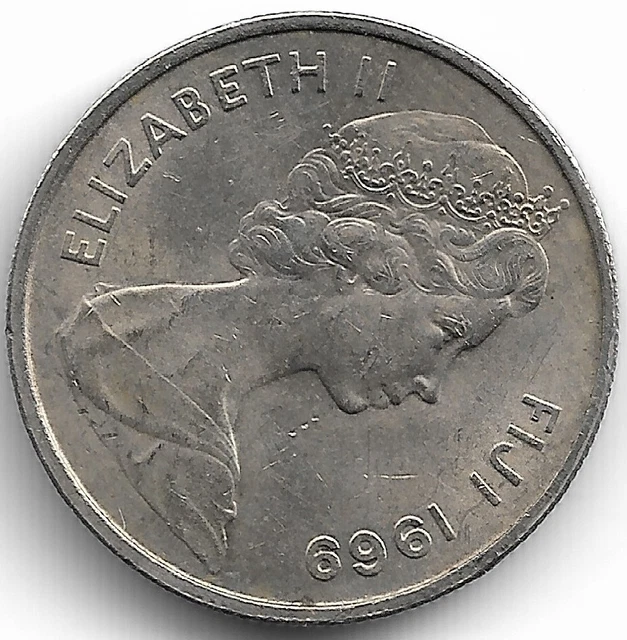 Fiji 5 Cents 1969 KM# 29