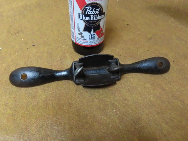 Vtg Stanley No.62 Spoke Shave,Dbl "V" blade,Type 1,pat'd 1876~GD+🤠🤠🤠S4.29.23