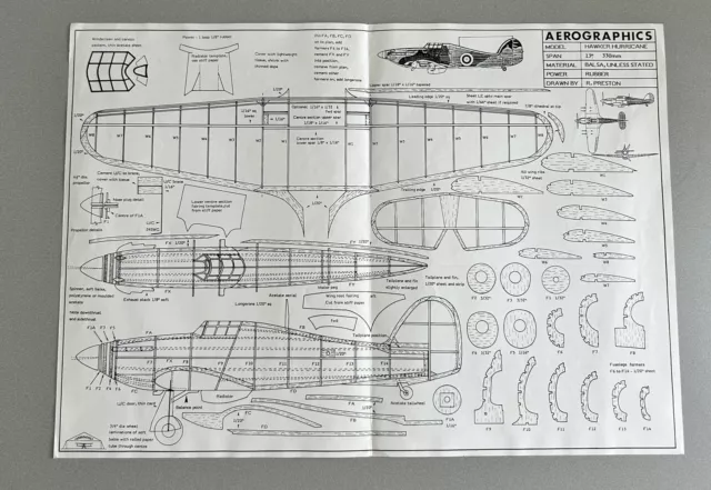 Hawker Hurricane Modellplan von R Preston (76)