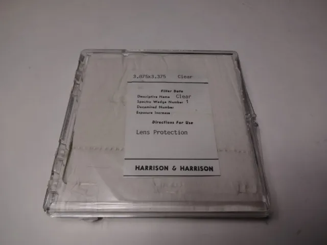 Filtro de cuña de espectro transparente Harrison & Harrison Duraline 3.875 x 3.375