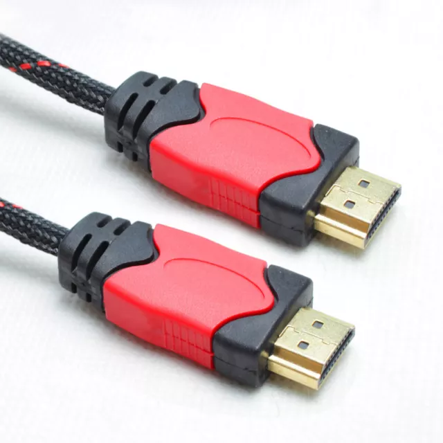 PREMIUM ULTRAHD HDMI CABLE HIGH SPEED 4K 1080p 3D LEAD-3FT 6FT 10FT 25FT 30FT 3
