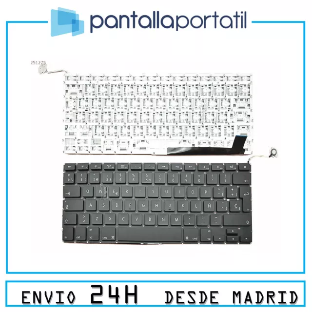 Teclado Para Portatil Apple Macbook Pro 15 A1286 Año 2008 Mb471 En Español ds...