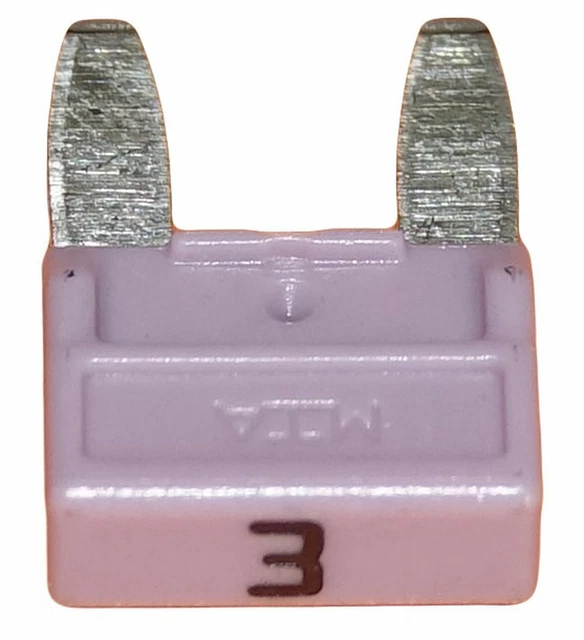 Lot 1 2 5 10 mini fusibles 3A auto moto à lame violet pince extracteur fusible