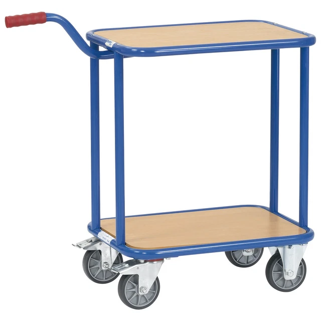 Scooter maniglia Forum KF33 pavimento in legno 250 kg 2 pavimenti a piani ruota TPE 125 mm