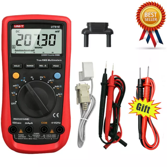 UNI-T UT61E Digital Multimeters AC/DC Modern Digital Auto Ranging Multimeters ✦K