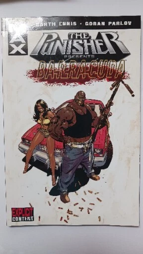 THE PUNISHER PRESENTS BARRACUDA by GARTH ENNIS & GORAN PARLOV, MAX COMICS Vf/NM