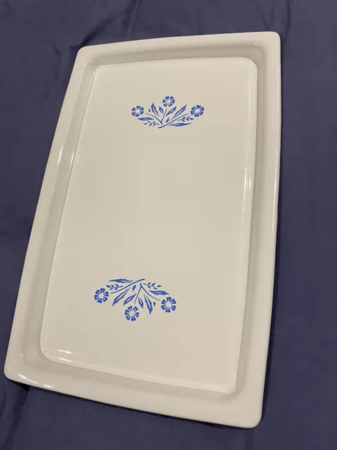RARE Vintage Corning Ware 41cm Tray Hostess Serving Blue P-35 '60s Made In AUS